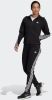 Adidas Performance fleece joggingpak zwart/wit online kopen