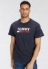 Tommy Jeans Short sleeve t shirt Dm0Dm15379Ybr , Wit, Heren online kopen