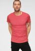 Tommy Jeans T shirt Jaspe met biologisch katoen Deep Crimson online kopen