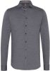 Desoto Slim Fit Jersey shirt grijs, Gestructureerd online kopen