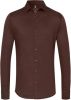 Desoto Overhemd Strijkvrij Modern Kent Bruin , Bruin, Heren online kopen