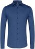 Desoto Overhemd Strijkvrij Modern Kent Indigo Blauw online kopen