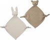 Liewood Baby Accessoires Yoko Mini Cuddle Cloth 2 Pack Beige online kopen