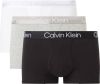 Calvin Klein Boxershorts trunk 3pack white/black/grey(000nb2970a uw5 ) online kopen