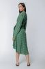 Colourful rebel Groene Midi Jurk Lea Graphic Wrap Midi Dress online kopen