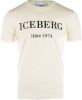 Iceberg Heritage logo t shirt ecru online kopen