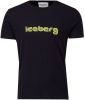 Iceberg T shirts , Zwart, Heren online kopen