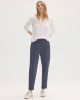 Opus Melvy Cuff high waist tapered fit broek met steekzakken online kopen