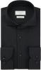Profuomo Sky Blue Slim Fit Overhemd zwart, Effen online kopen