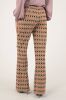 Summum Woman High waist flared fit broek met grafische print online kopen