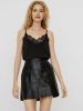 Vero Moda Vmana S/L Lace Top Noos Black | Freewear Zwart , Zwart, Dames online kopen