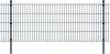 VIDAXL Dubbelstaafmatten en palen 2008x1830 mm 8 m grijs online kopen