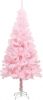VidaXL Kunstkerstboom met standaard 180 cm PVC roze online kopen