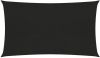 VIDAXL Zonnezeil 160 g/m&#xB2, 2x5 m HDPE zwart online kopen