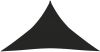 VIDAXL Zonnezeil 160 g/m&#xB2, 3x3x4, 2 m HDPE zwart online kopen