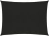 VIDAXL Zonnezeil 160 g/m&#xB2, 3x4 m HDPE zwart online kopen
