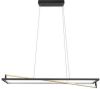 TRIO Leuchten Edge Hanglamp LED 35W Geïntegreerde Dimmer Zwart online kopen