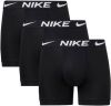 Nike Swoosh Boxer 3Pack Unisex Ondergoed Black 92% Polyester, 8% Elastaan online kopen