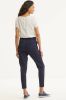 ONLY tapered fit broek ONLPOPTRASH donkerblauw regular online kopen