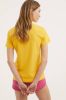 Superdry T shirt met tekst en borduursels springs yellow online kopen