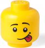 LEGO Opbergbox Iconic Hoofd Silly 24 cm, Geel online kopen